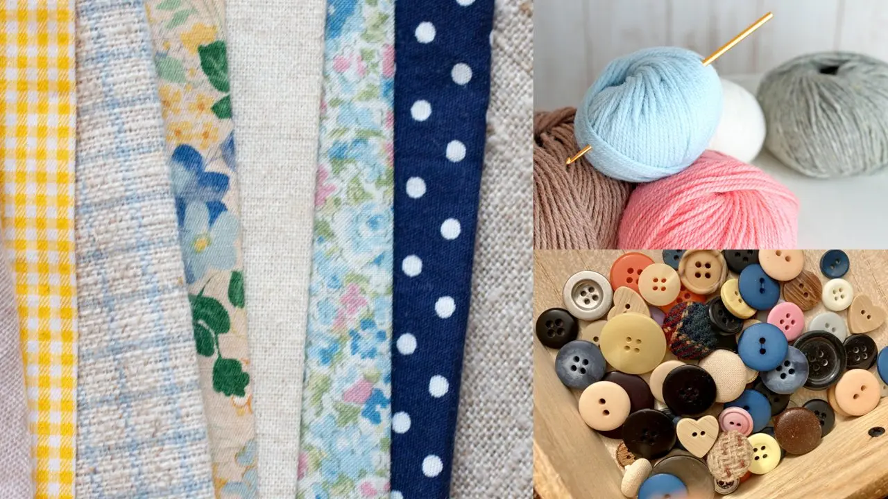服地・毛糸・ボタン