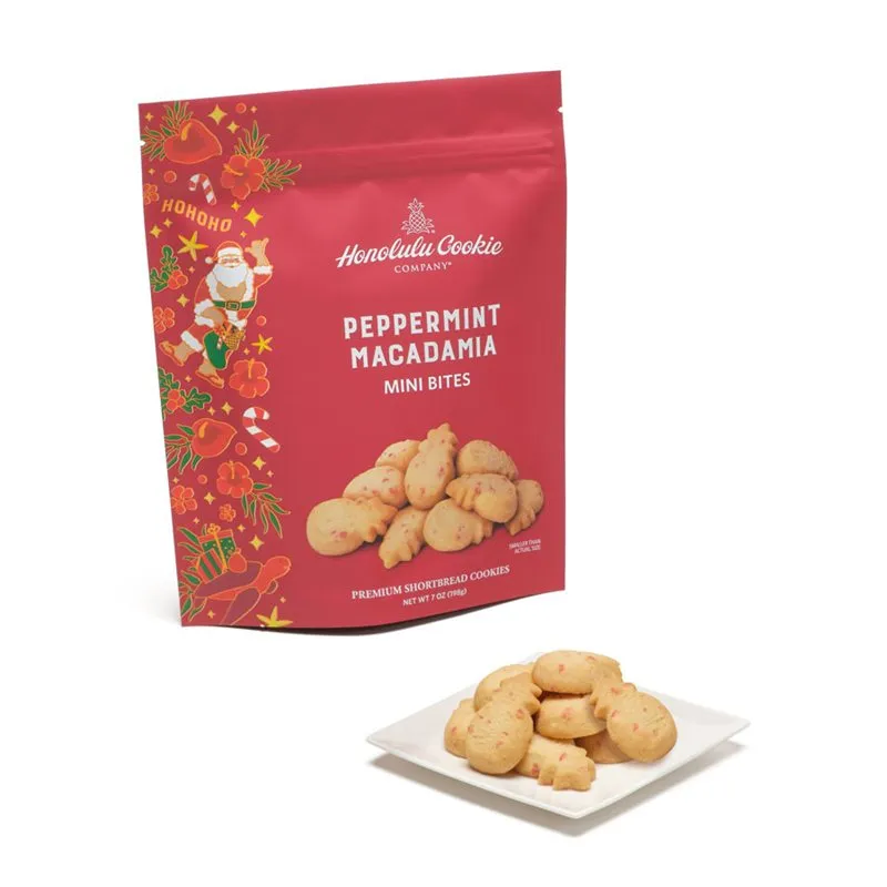 <ホノルル・クッキー・カンパニー> Honolulu Cookie Campany メレ・ペパーミント・マカデミア・ミニバイツ・スナック・パック Mele Peppermint Macadamia Mini Bites