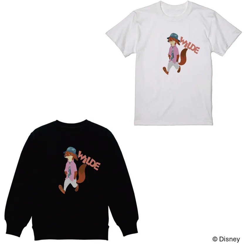 右上）ニック/Tシャツ、左下）ニック/スウェット