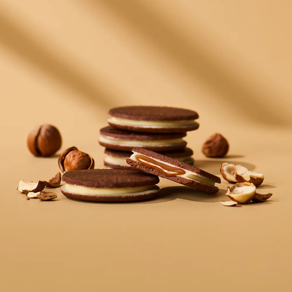 ＜N.Y.C.SAND＞N.Y.ヘーゼルナッツカカオキャラメルサンド