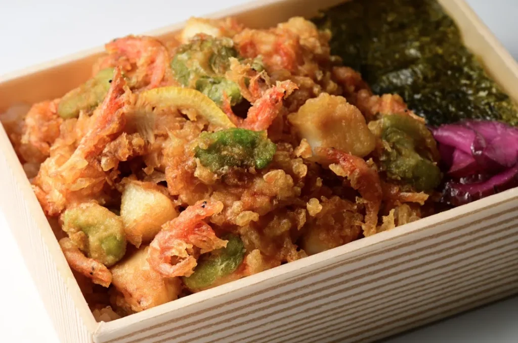 ＜日本橋 天丼 天むす 金子半之助＞春のかき揚げ弁当