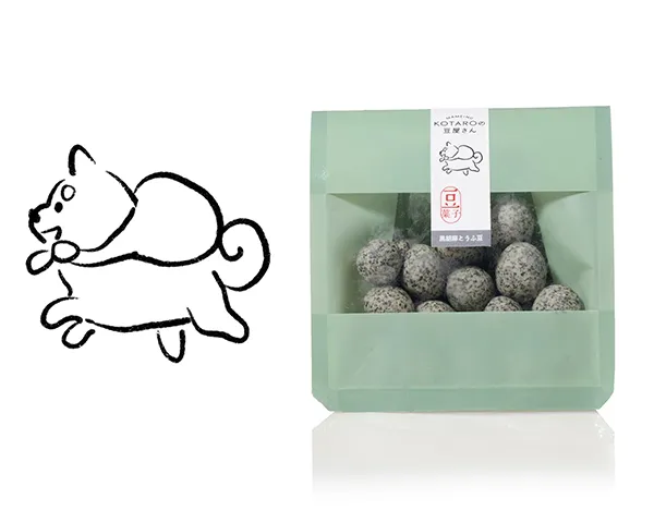 ＜MAME KOTARO＞豆菓子 黒胡麻とうふ豆